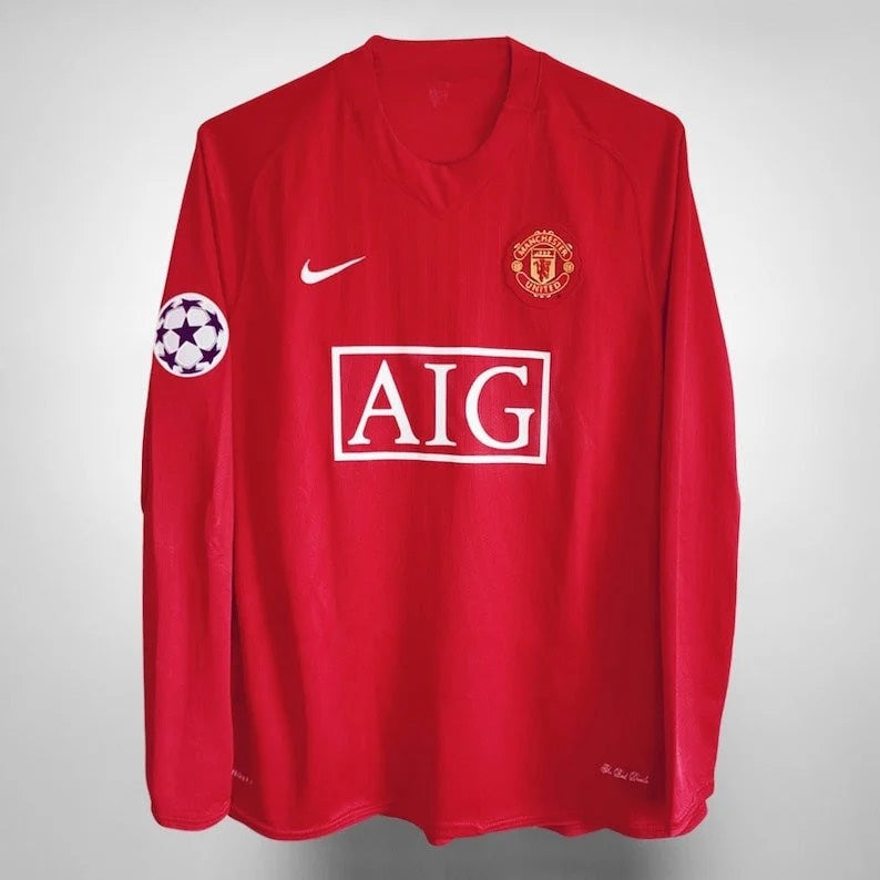 2007-2008 Manchester United Ronaldo #7 Manches longues